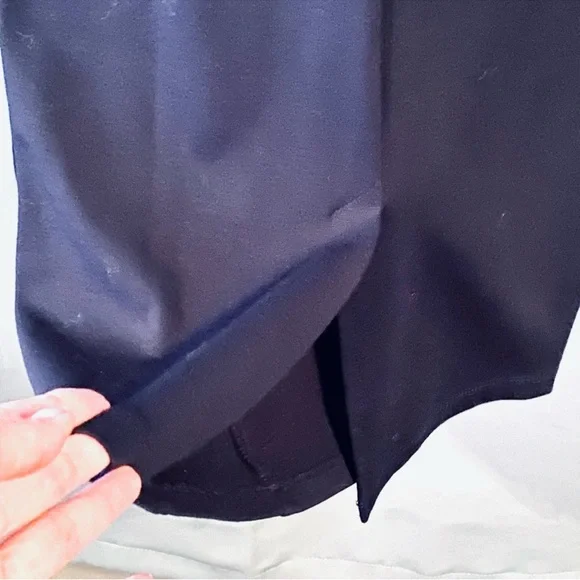 Unique Vintage 60’s Presley Navy Midi Dress - Picture 12 of 15